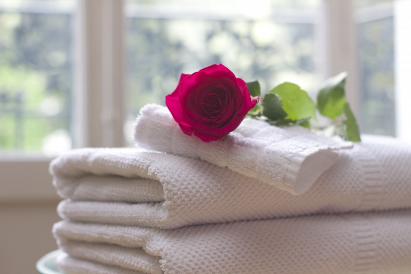 chambre-hote-LA GARDE-min_towel_rose_clean_care_salon_spa_white_bath-731641